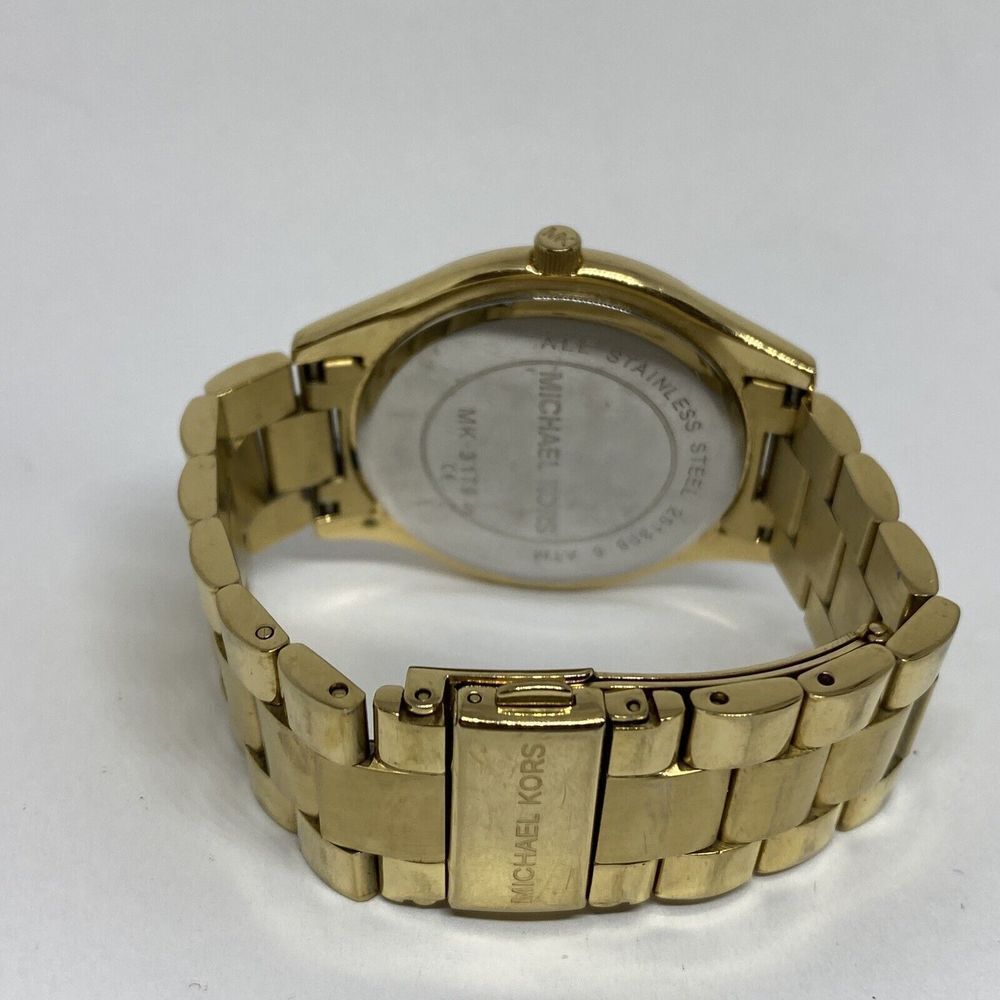 Michael Kors Runway MK3179 Womens Stainless Steel Analog Dial Quartz Watch JK694 - Picture 10 of 12